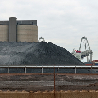 Coal mound